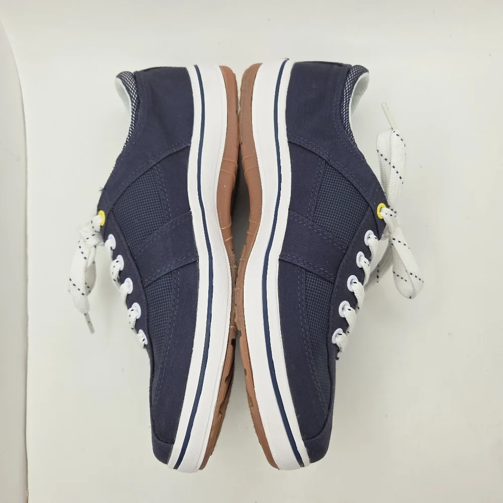 Keds Navy Blue & White Low Top Lace Up Sneakers Casual Shoes Women's Size 6.5 - Picture 8 of 13